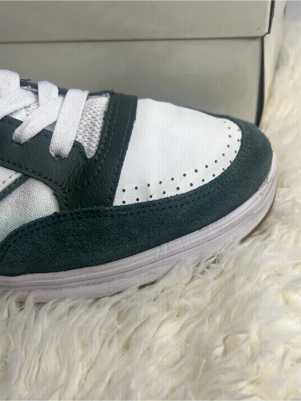 Vans Lowland CC Varsity Green White Skate Sneakers Mens Size 13